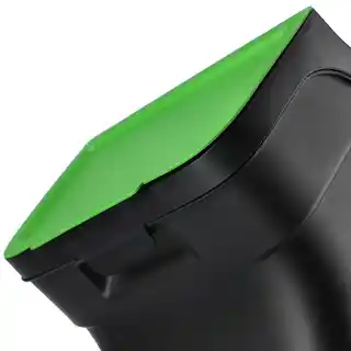 Kadax 3x Kosz Na Śmieci 25L Pojemnik Na Odpady Do Segregacji Czarny Kubeł