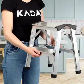 Kadax Drabina aluminiowa z podestem Musko, 2 stopnie, 125 kg