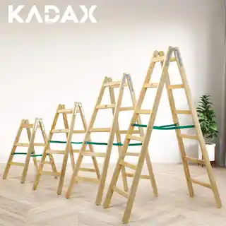 Kadax Drabina Drabinka Drewniana Dwustronna 2x5