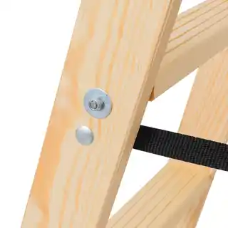 Kadax Drabina Drewniana Rozstawna Malarska 4 Stopnie Dwustronna Drabinka