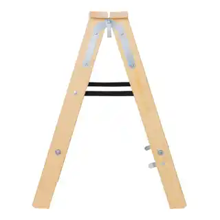 Kadax Drabina Drewniana Rozstawna Malarska 4 Stopnie Dwustronna Drabinka