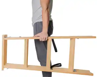 Kadax Drabina Drewniana Rozstawna Malarska 4 Stopnie Dwustronna Drabinka