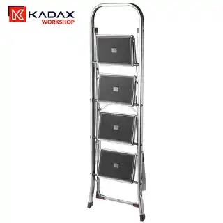 Kadax Drabina stalowa z podestem Toro, 4 stopnie, 150 kg