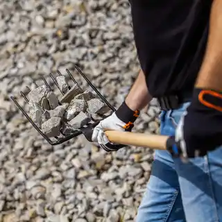 Kadax Gable do ziemniaków Aosta 129 cm, 9 zębów