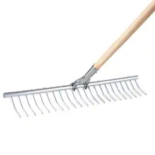 Kadax Grabie Aluminiowe Do Siana Trawy Liści Z Trzonkiem