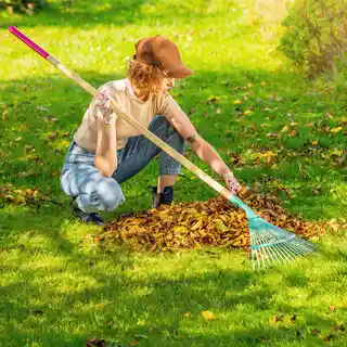 Kadax Grabie do liści Baite 185 x 39 cm, zielone