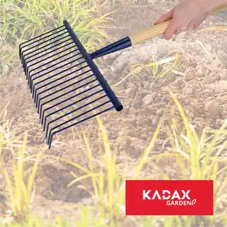 Kadax Grabie metalowe 170 x 42 cm, niebieskie