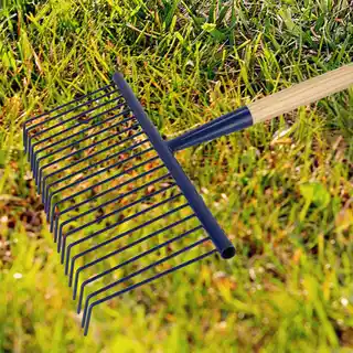 Kadax Grabie metalowe 170 x 42 cm, niebieskie