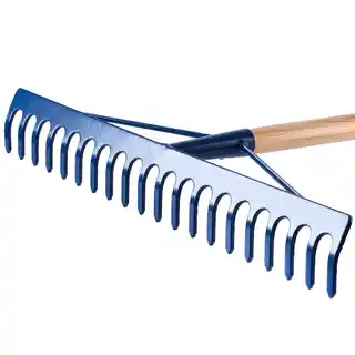 Kadax Grabie metalowe Ripi 54 x 155 cm, niebieskie