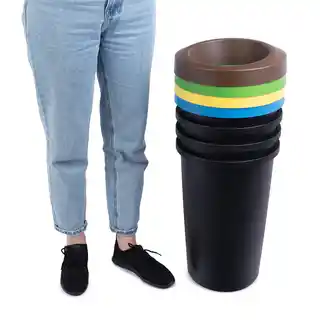 Kadax Kosz na śmieci Givry 3 x 45 L czarny