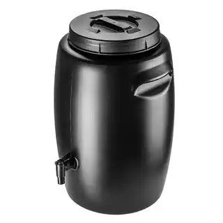 Kadax Pange Zbiornik ogrodowy na nawóz 55L czarny