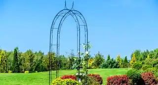 Kadax pergola ogrodowa na kwiaty Atri 281 cm czarna