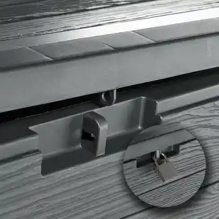 Kadax Skrzynia ogrodowa Grewena 140L, antracyt