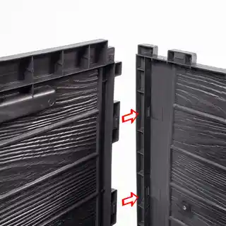 Kadax Skrzynia ogrodowa Grewena 190L, ciemny brąz