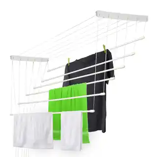 Kadax Suszarka sufitowa na pranie Torp, 6 prętów, 130 cm, biała