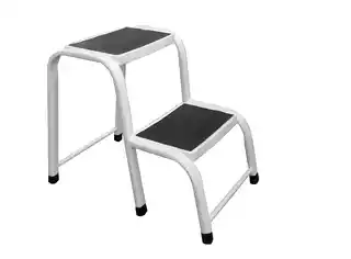 Kadax Taboret Podest Ze Schodkiem Stołek Metalowy 150 kg