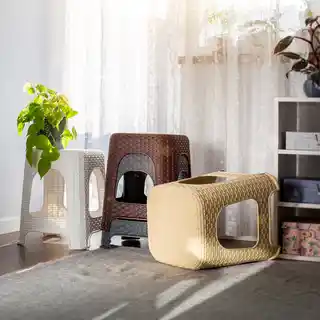 Kadax Taboret Stołek Kuchenny Krzesło Solidny Podest Antypoślizgowy Zestaw 4 szt