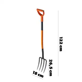 Kadax Widły gospodarcze Loten 4 zęby 122cm