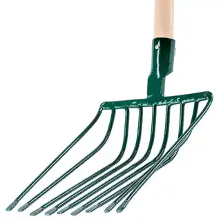 Kadax Widły metalowe Vialle 9-zębne 131 cm, zielone