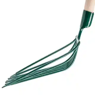 Kadax Widły metalowe Vialle 9-zębne 131 cm, zielone