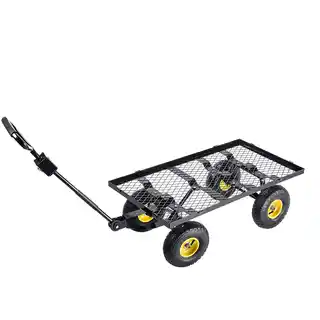 Kadax Wózek ogrodowy Bodo, czarny