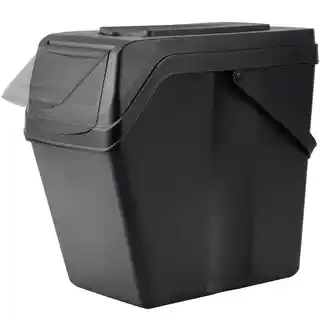 Kadax Zestaw Koszy Na Śmieci Do Segregacji Odpadów 3x25L Z Naklejkami Kubły