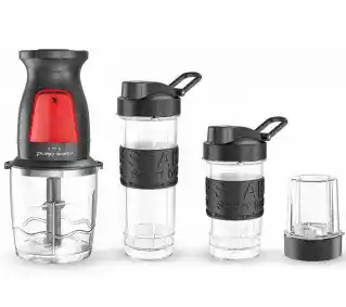 Kalorik BLS 1500 BR Rozdrabniacz Młynek 2 butelki Blender kielichowy