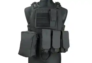 Kamizelka taktyczna typu AAV FSBE czarna GFT-18-000330