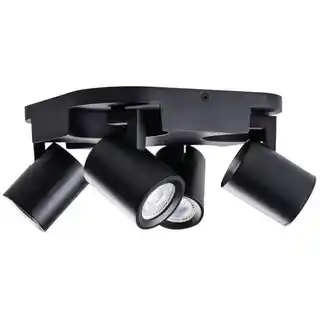 Kanlux Lampa sufitowa Laurin EL-4O B Czarny