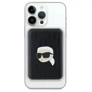 Karl Lagerfeld Powerbank indukcyjny 15W 5000mAh czarny, KLPB5FPGKSKIHK