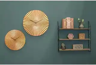 Karlsson 5730 zegar stołowy designowy, 20 cm, biały, kolekcja KA5730