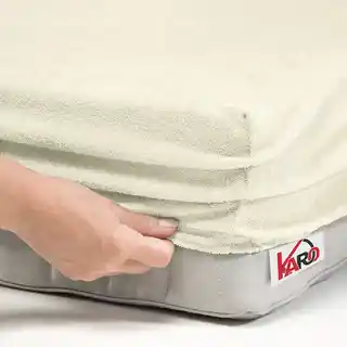 Karo Prześcieradło frotte z gumką 160x220 ekri F05-160, 200g/m2