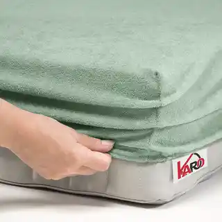 Karo prześcieradło frotte z gumką 160x220 oliwkowe 200g/m2, kolekcja F19