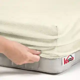 Prześcieradło frotte z gumką 200x200 ekri F05-200, 200g/m2, kolor niebieski