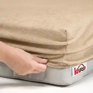 Karo prześcieradło frotte z gumką 60x120 beżowe P9-60 grube 200g