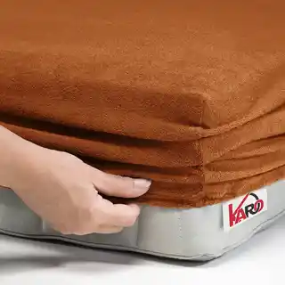 Karo prześcieradło frotte z gumką 60x120 brązowe P40, 60 grube, 200 g/m2