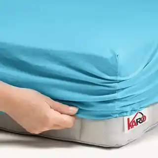 Prześcieradło jersey z gumką 120x200 turkusowe P30, grubość 150g, marka P30