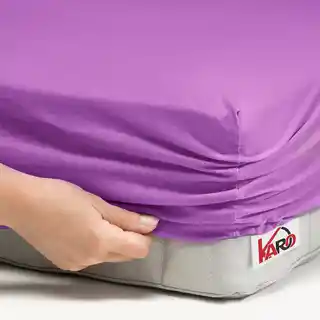 Karo prześcieradło jersey z gumką 90x200 fuksja P62-90 grube 150g