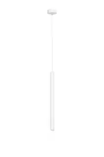 Kaspa Lampa wisząca minimalistyczna ROLL 1 11164101 biała tubka