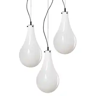 Kaspa Lampa wisząca potrójna STILLA 3 11162302 czarne wykończenie