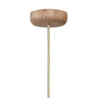 Kaspa Lampa wisząca szkło i drewno ALUR WOOD S 11146119 dąb