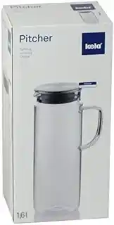 Kela dzbanek szklany na sok 1 litr, pitcher, bez pokrywki, przezroczysty, do napojów, nowoczesny design