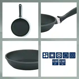 Kela Patelnia 24cm czarna Kerros KE-15150