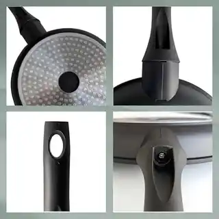 Kela Patelnia ceramiczna 24cm czarna Atura KE-15164