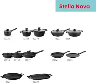 Kela Patelnia głęboka +pokrywa 28cm Stella Nova KE-12227