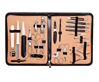 Kellermann Wielki Zestaw do manicure, pedicure i strzyżenia - 9410 MC N