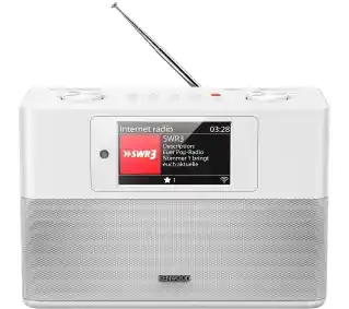 Kenwood CR-ST200S-W Radio FM DAB+ Internetowe Wi-Fi Bluetooth Biały Radioodbiornik