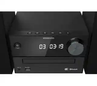 Kenwood M-420DAB 14W Bluetooth Radio FM, DAB plus Czarny Mikro i mini wieża