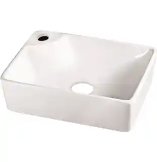 Kerra Mała umywalka 44x12,5 cm nablatowa ceramiczna KR 44