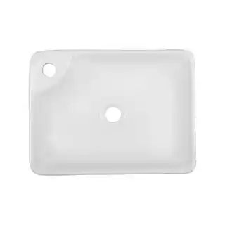 Kerra Mała umywalka 44x12,5 cm nablatowa ceramiczna KR 44